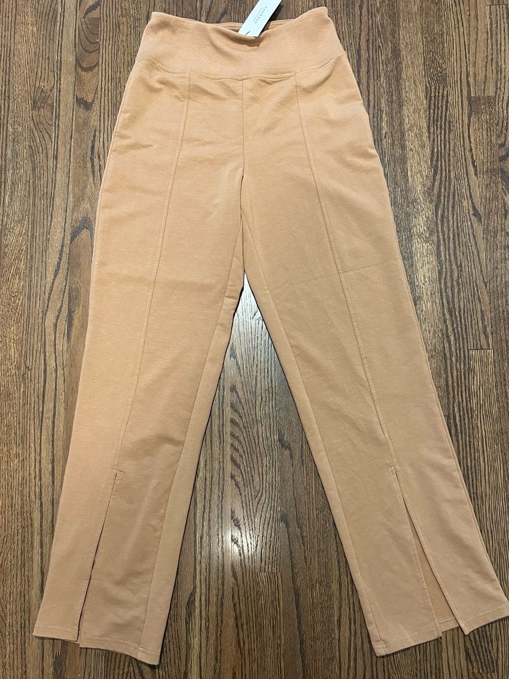 Sundays Moxie Pant XS NWT Camel Split Hem High Rise MSRP $136